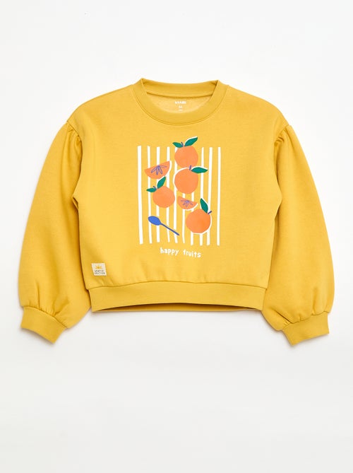 Camisola de gola redonda com estampado - Grafik Edition - Kiabi
