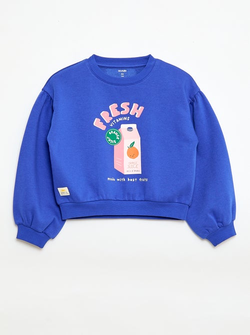 Camisola de gola redonda com estampado - Grafik Edition - Kiabi