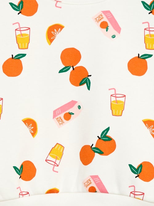 Camisola de gola redonda com estampado - Grafik Edition - Kiabi