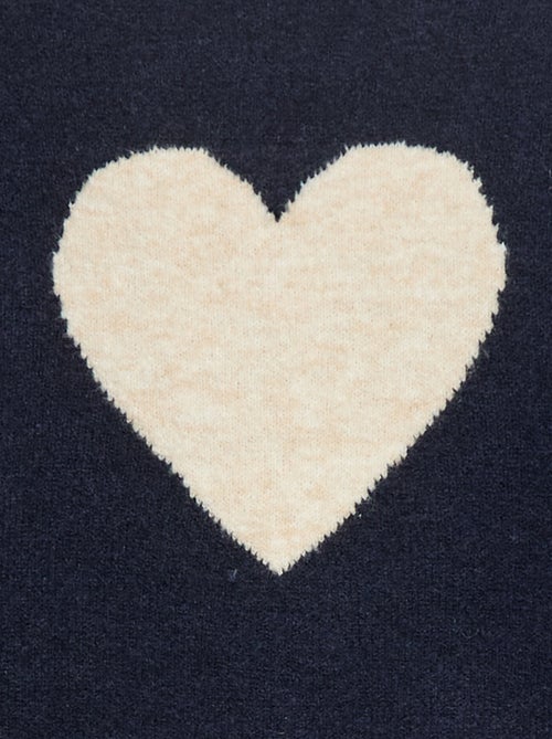 Camisola de gola redonda com padrão - Kiabi