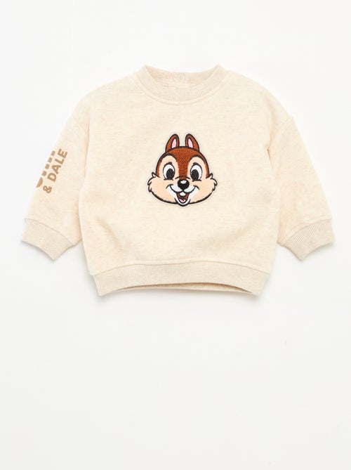 Camisola de gola redonda 'Disney' 'Tic&tac' lisa - Kiabi