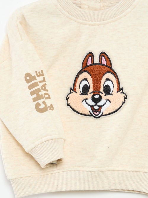 Camisola de gola redonda 'Disney' 'Tic&tac' lisa - Kiabi