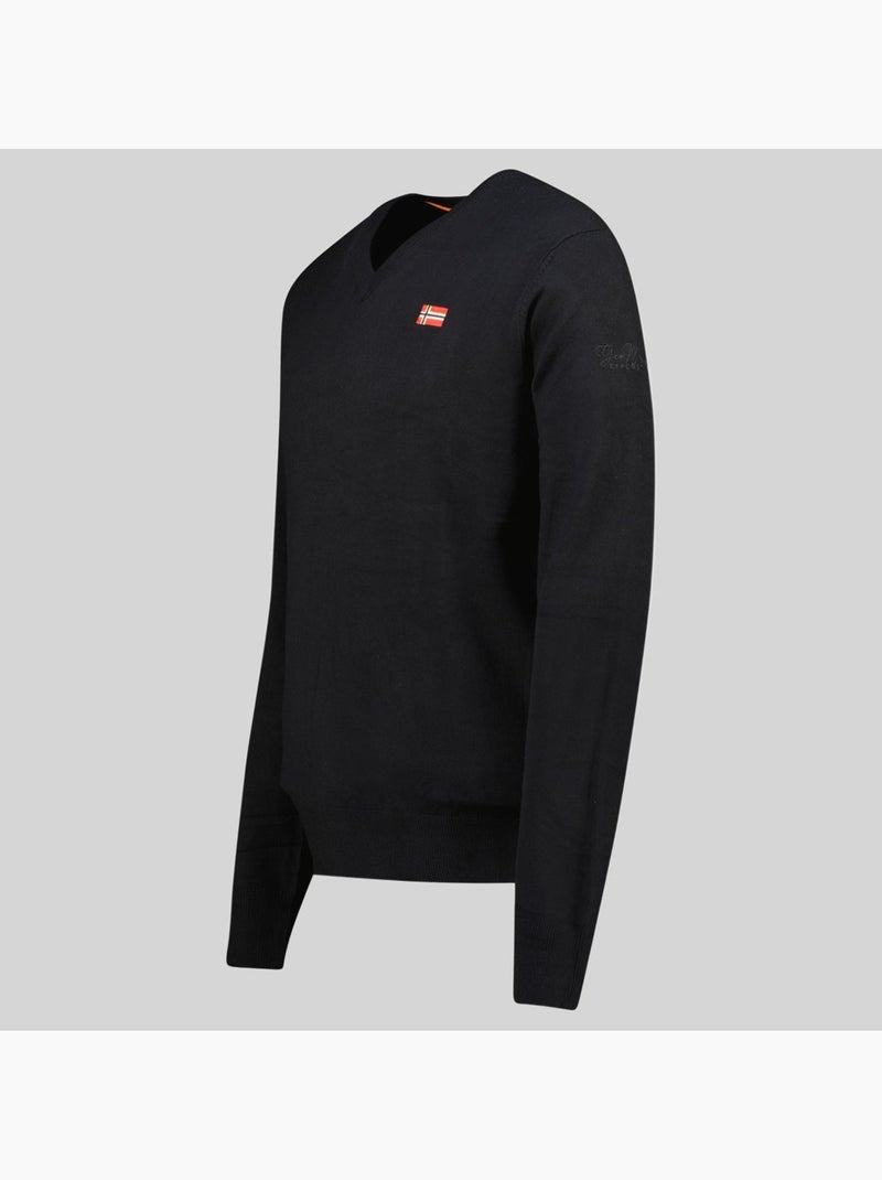 Camisola de gola redonda felin – geographical norway Preto - Kiabi