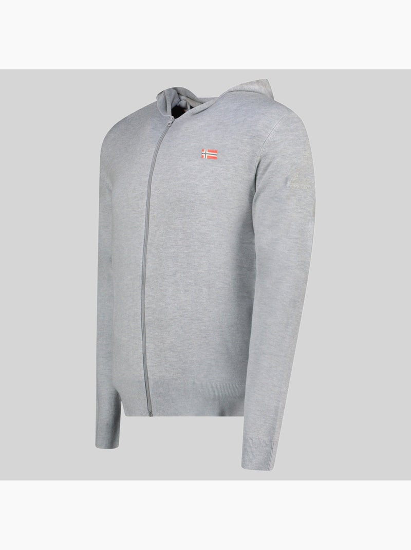 Camisola de gola redonda felinood – geographical norway Cinza claro - Kiabi