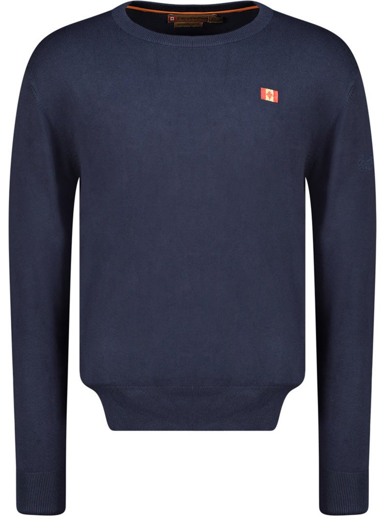 Camisola de gola redonda ferasmeak – canadian peak Azul-marinho - Kiabi