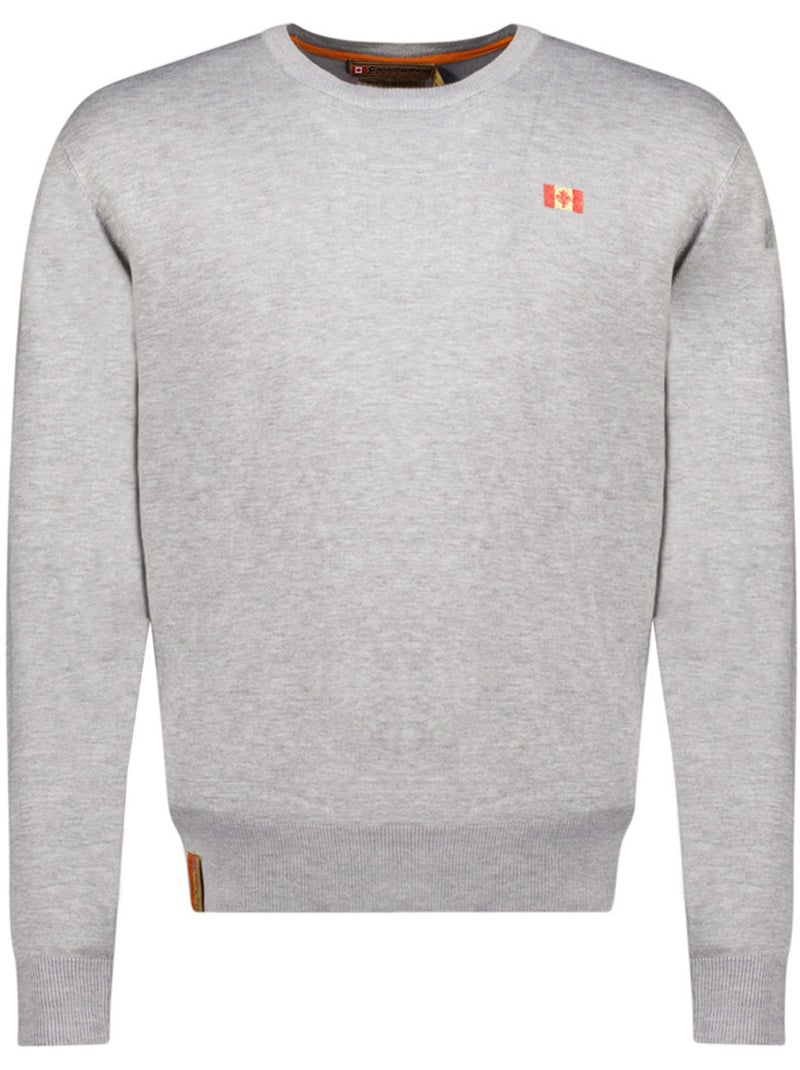 Camisola de gola redonda ferasmeak – canadian peak Cinza claro - Kiabi