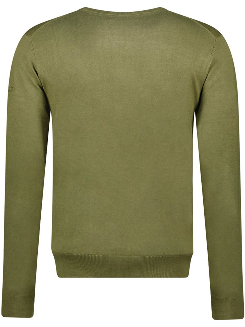 Camisola de gola redonda ferasmeak – canadian peak Verde oliva - Kiabi