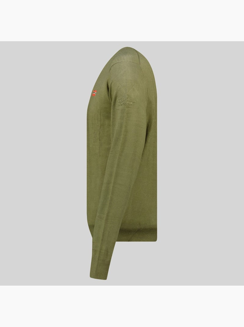 Camisola de gola redonda ferasmo – geographical norway Verde oliva - Kiabi