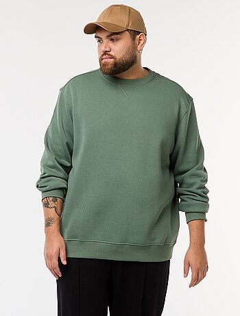 Sweatshirt de gola redonda liso