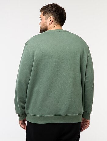 Sweatshirt de gola redonda liso