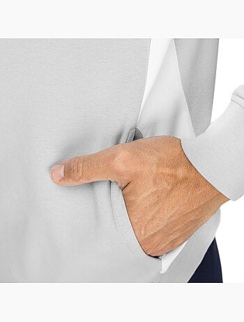 Camisola de golfe com fecho zipper de um quarto para homem