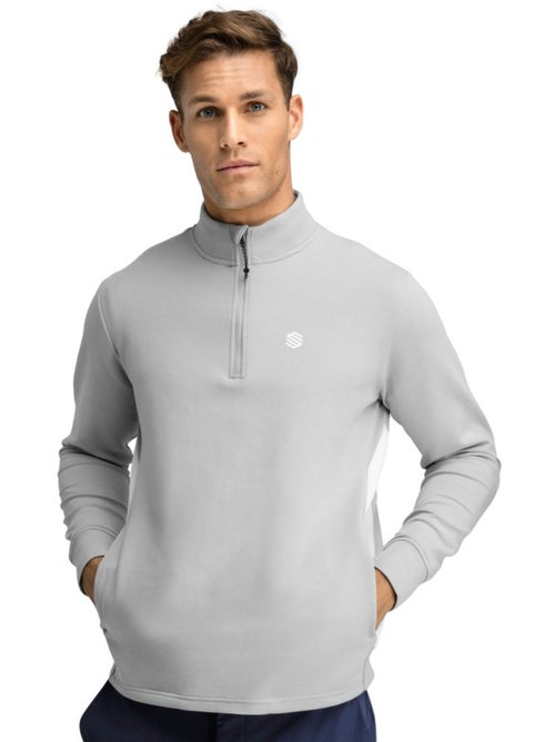 Camisola de golfe com fecho zipper de um quarto para homem - Kiabi