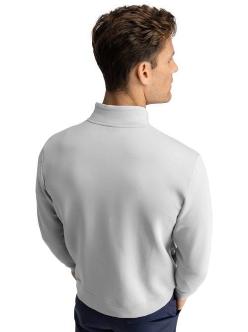 Camisola de golfe com fecho zipper de um quarto para homem - Kiabi