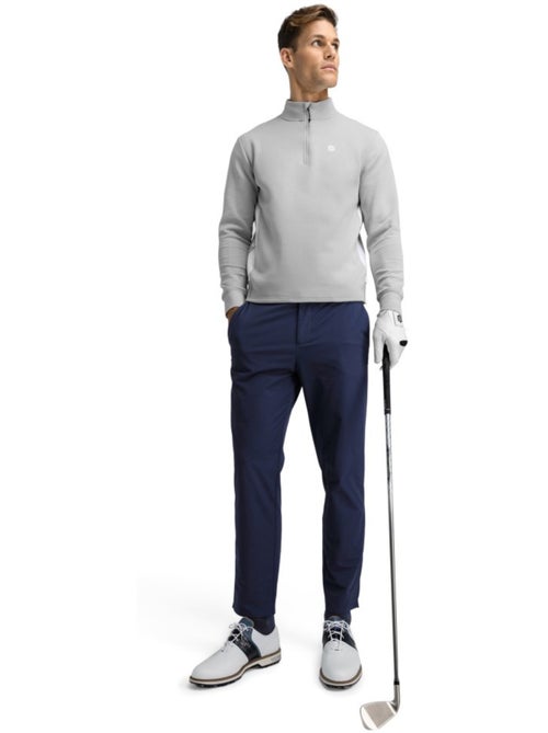 Camisola de golfe com fecho zipper de um quarto para homem - Kiabi