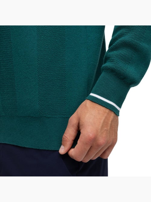 Camisola de golfe de malha com decote em v para homem - Kiabi
