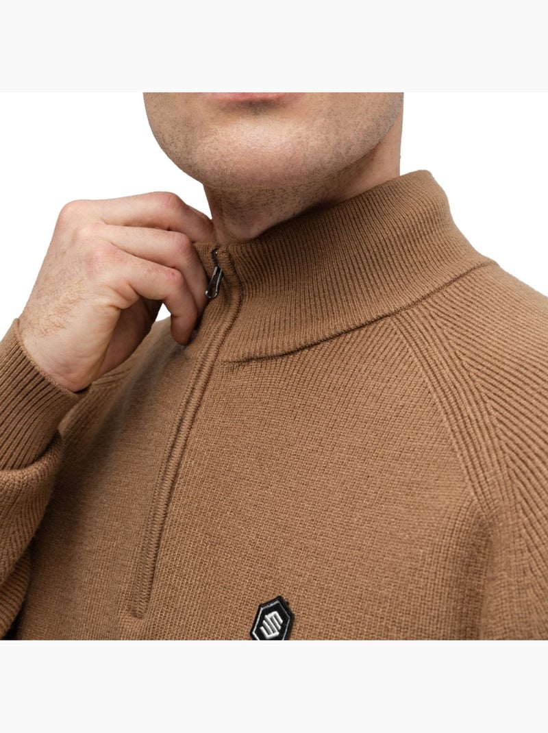 Camisola de golfe para homem Castanho - Kiabi