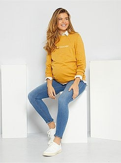 Camisola de grávida e amamentação de conceção ecológica - Kiabi