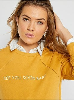 Camisola de grávida e amamentação de conceção ecológica - Kiabi