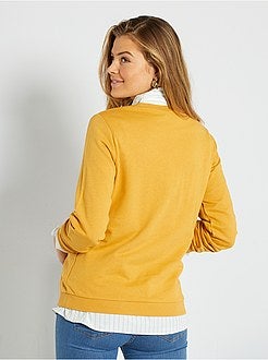 Camisola de grávida e amamentação de conceção ecológica - Kiabi