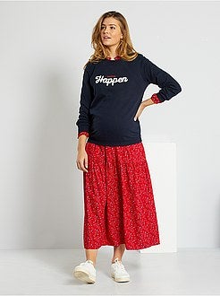 Camisola de grávida e amamentação de conceção ecológica - Kiabi