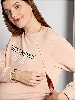 Camisola de grávida e amamentação de conceção ecológica - Kiabi