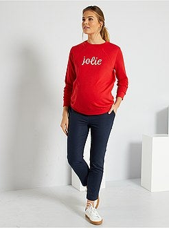 Camisola de grávida e amamentação de conceção ecológica - Kiabi