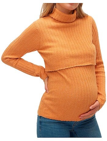 Camisola de Gravidez Laranja para Mulher Mamalicious Suniva
