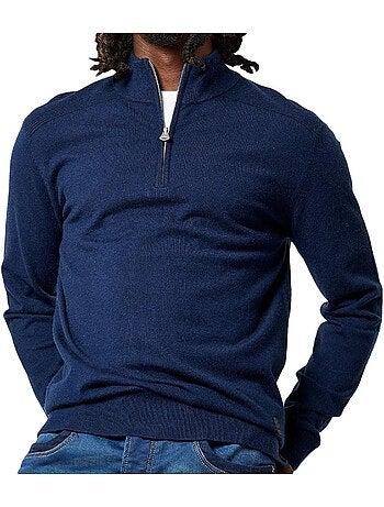 Camisola de Homem Kaporal VADAM Cinzenta com Meio Fecho