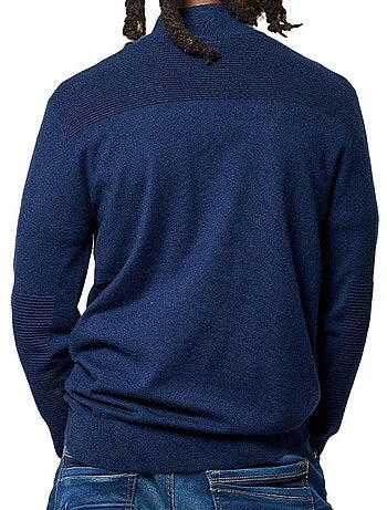 Camisola de Homem Kaporal VADAM Cinzenta com Meio Fecho