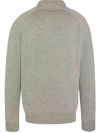 Camisola de Malha 1/4 Fecho para Homem Schott Plali Azul-Marinho