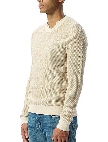 Camisola de Homem Teddy Smith Milan Bege/Castanho