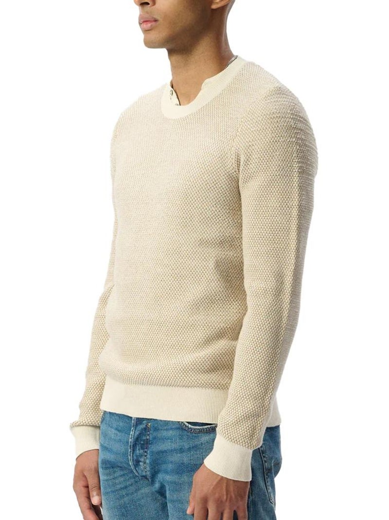 Camisola de Homem Teddy Smith Milan Bege/Castanho Castanho-capuccino - Kiabi