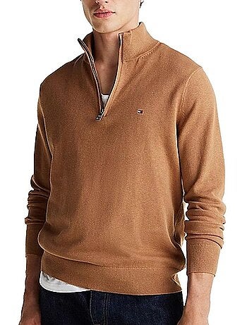 Camisola de Homem Tommy Hilfiger Pima Camel