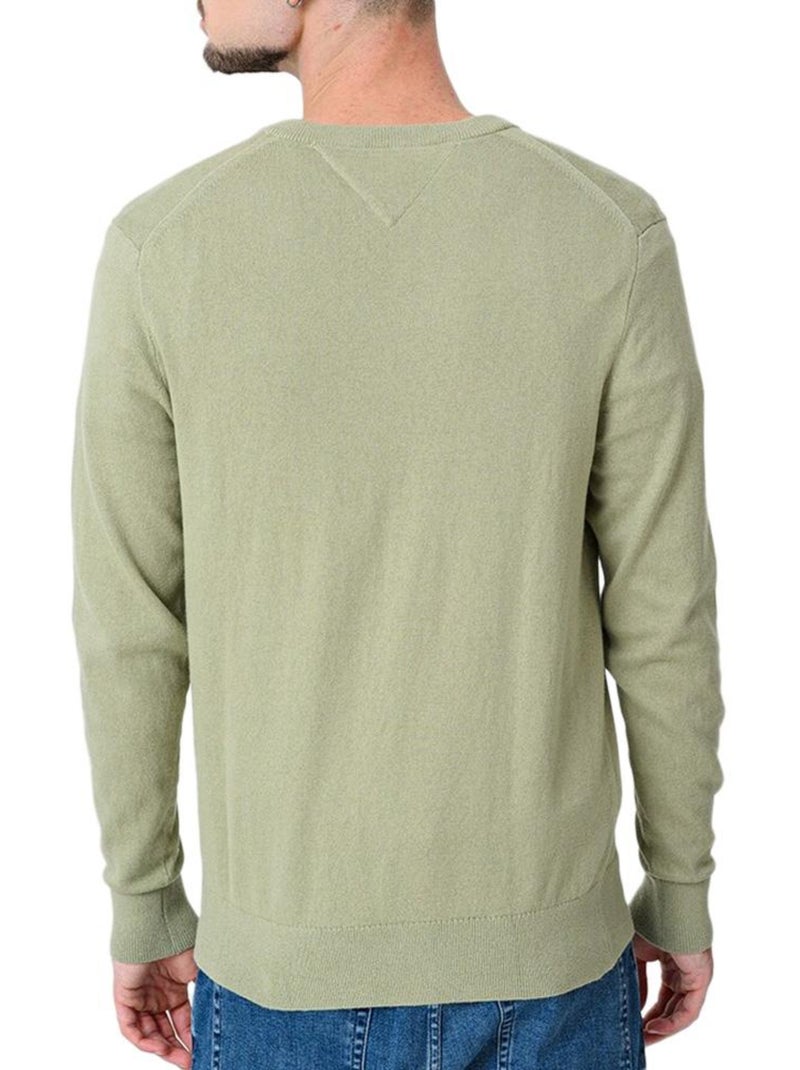 Camisola de homem tommy hilfiger pima kaki mw0mw28047 Verde cáqui claro - Kiabi