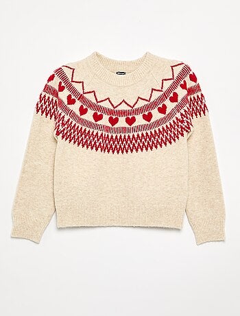 Camisola de jacquard
