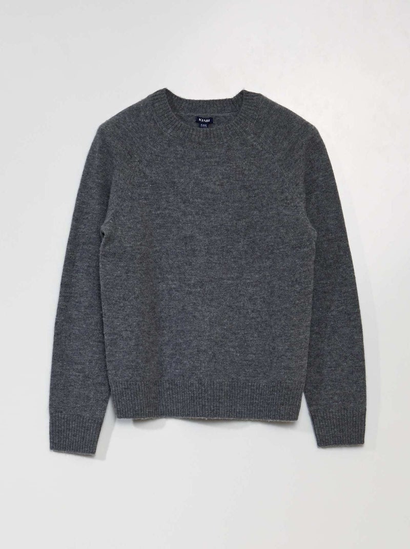 Camisola de lã CINZA - Kiabi