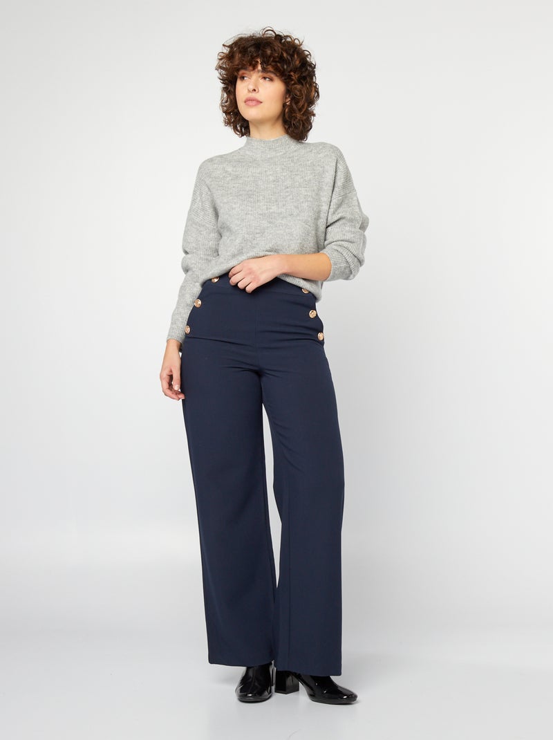 Camisola de lã misturada CINZA - Kiabi