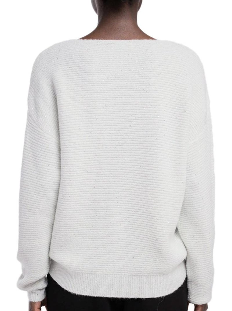 Camisola de Lantejoulas Branca Teddy Smith Prachel para Mulher Branco - Kiabi