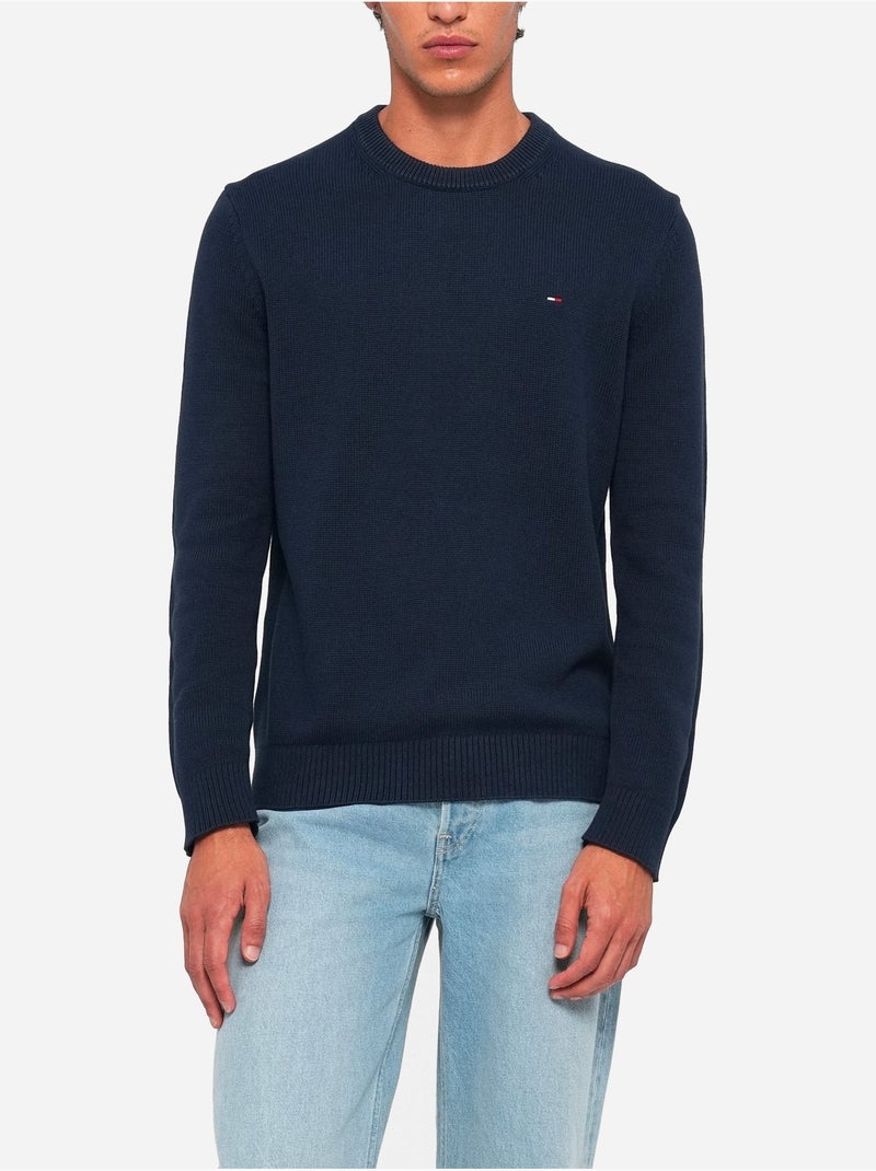 Camisola de malha - tommy jeans Azul escuro - Kiabi