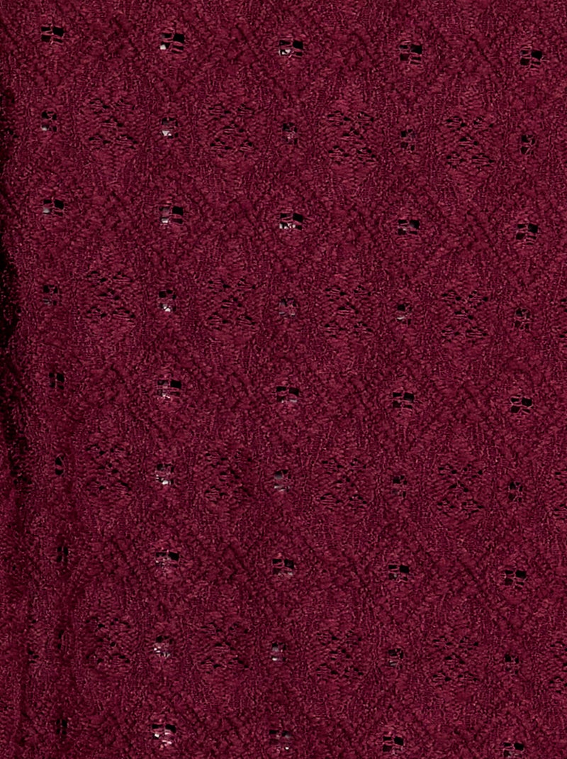 Camisola de malha ajurada Violeta - Kiabi