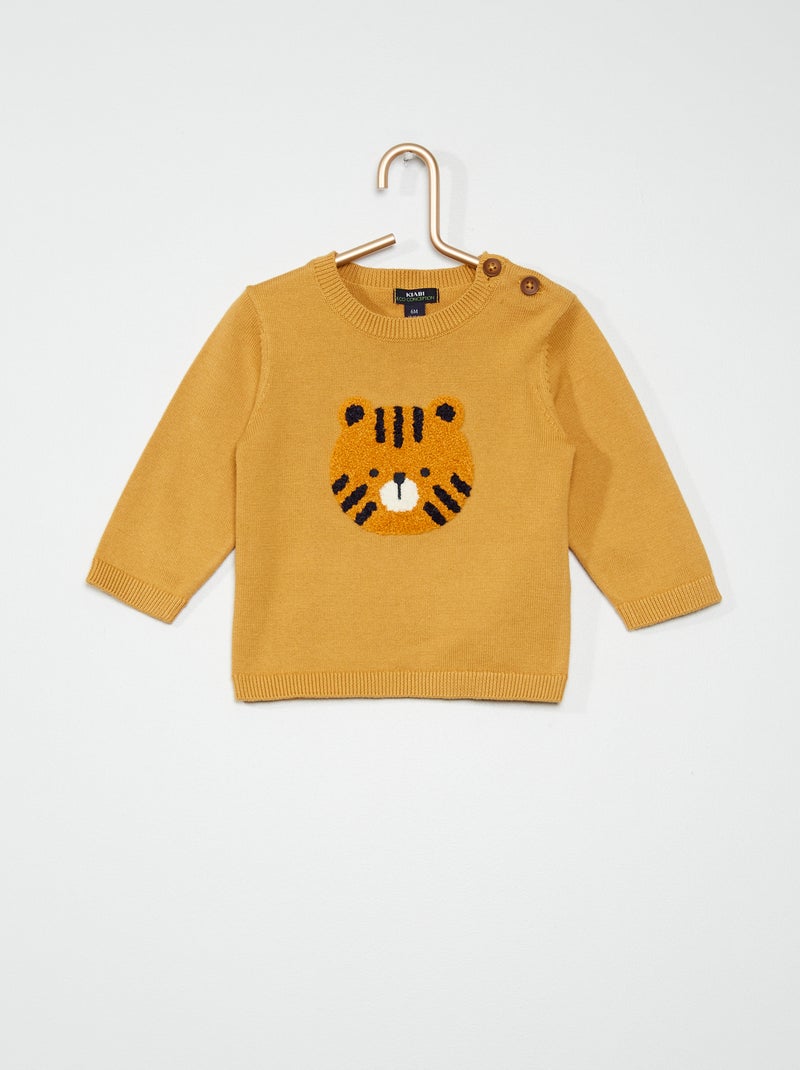Camisola de malha AMARELO - Kiabi