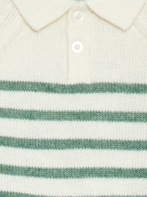 Camisola de malha às riscas - Kiabi