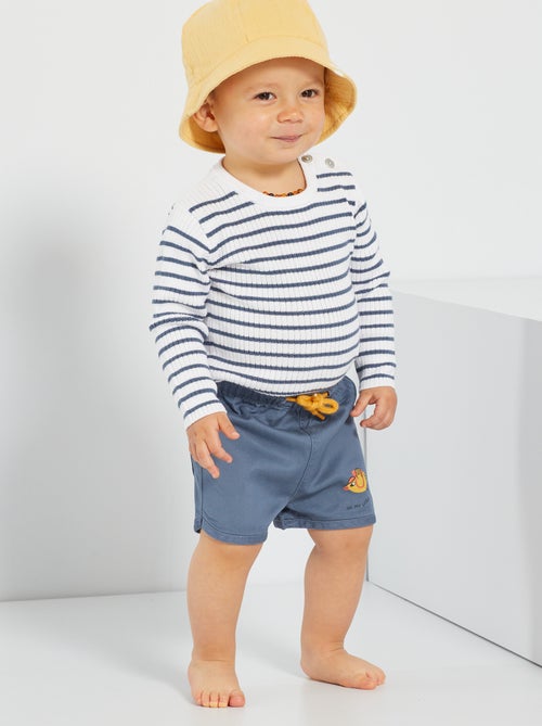 Camisola de malha às riscas - Kiabi
