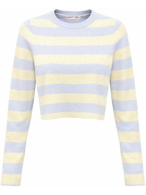 Camisola de malha às riscas mixray - Kiabi Camisola de malha às riscas mixray - Kiabi