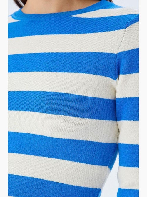 Camisola de malha às riscas mixray - Kiabi Camisola de malha às riscas mixray - Kiabi