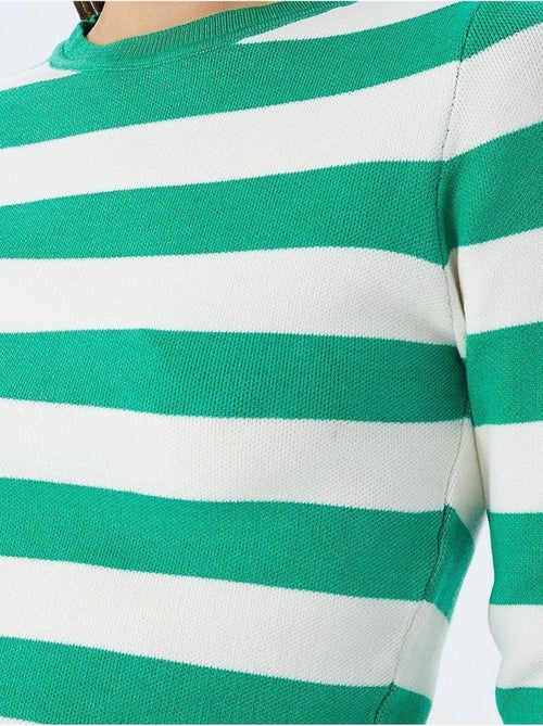 Camisola de malha às riscas mixray - Kiabi Camisola de malha às riscas mixray - Kiabi