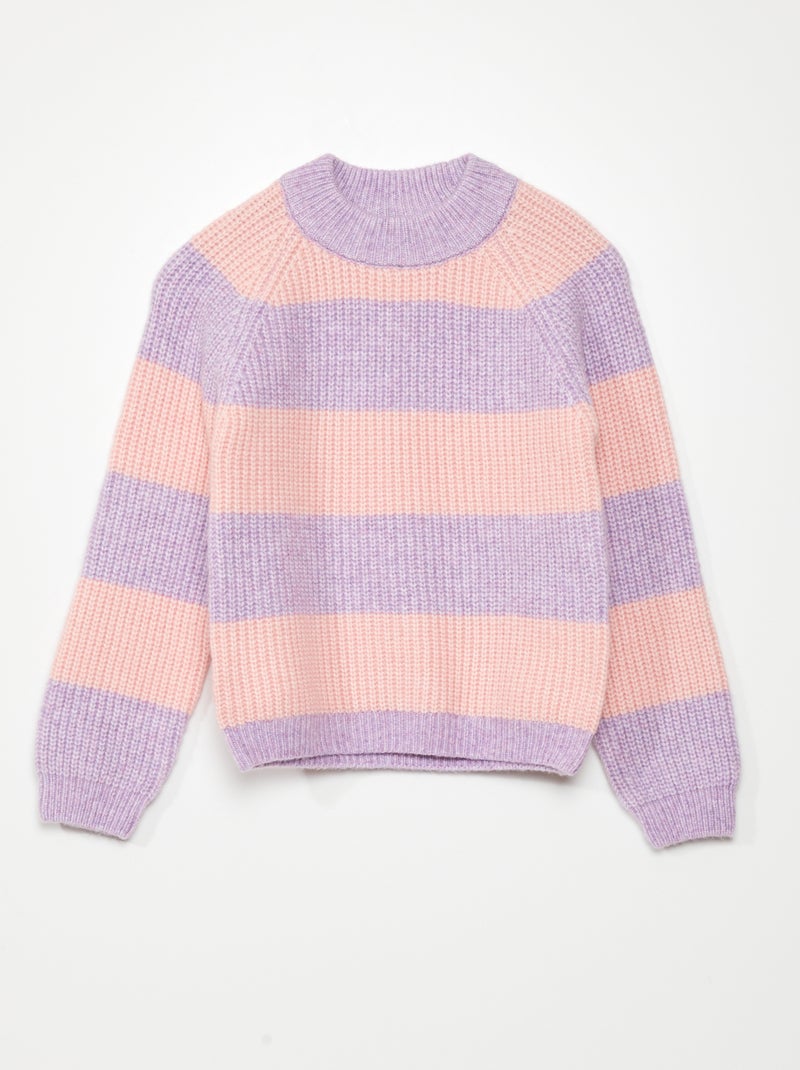 Camisola de malha às 'riscas' VIOLETA - Kiabi