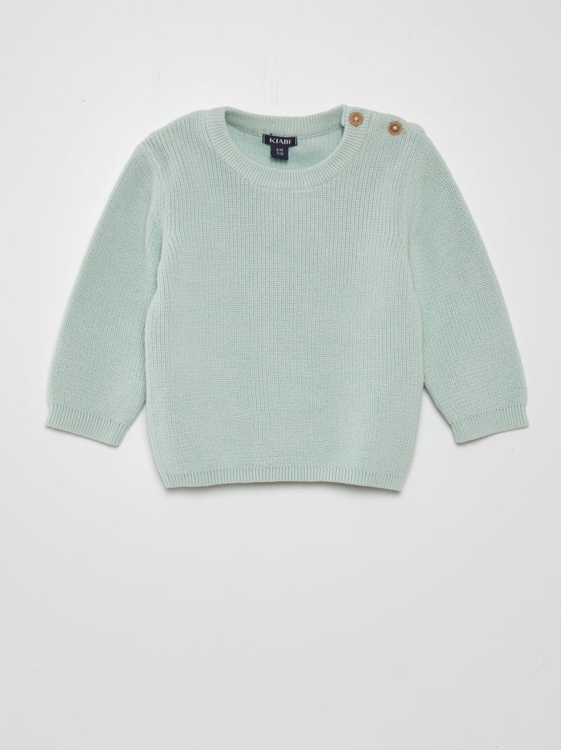 Camisola de malha AZUL - Kiabi