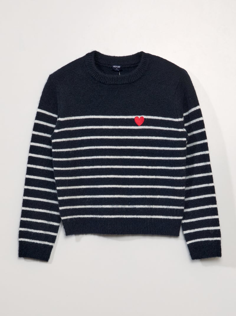 Camisola de malha AZUL - Kiabi