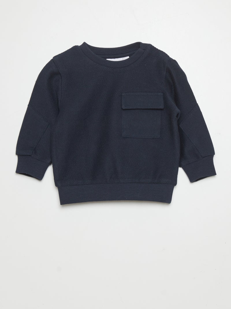 Camisola de malha AZUL - Kiabi